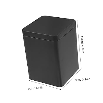 Amazon｜BESTonZON ティーティン ボックス 蓋付き 金属製